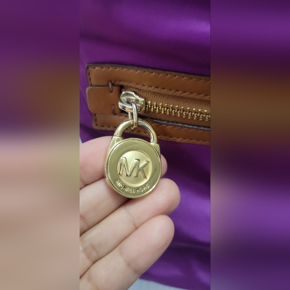 Michael Kors Nylon And Leather Crossbody Purse - Picture 4 of 15